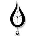 Droplet shape Modern Minimalist Mounted Wall Clock Creative Wall Clock Office Living Room Wall