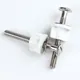 Toilet Lid Toilet Seat Toilet Screw Nut Toilet Bolt Hinge Antirust Silver Size:74mm Stainless Steel