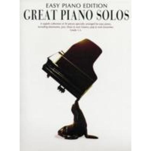 Great Piano Solos - The Black Book Easy Piano Ed. - Easy Piano Edition, Kartoniert (TB)