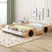 ABRAMS-M1A2 Kid Tank Bed, Wood Platform Bed Frame for Boys Girls, to Conquer the World in Dreamland(No Box Spring Needed)