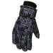 Biziza Kids Ski Snow Gloves Winter Cold Weather Windproof Warm Snowboard Sport Mittens for Boys Girls Gray