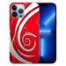 MAXPRESS Compatible with iPhone 15 Pro Case Clear Christmas Tree Red iPhone 15 Pro Cases Pattern Design Shockproof Anti-Scratch Shockproof Protective Hard PC Back