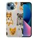 MAXPRESS FancyCase for iPhone 15 Pro Case Cute Dog Design Funny Cartoon Animal Pattern Protective Clear Case Compatible with iPhone 15 Pro (Cute Dogs)