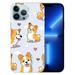 MAXPRESS for iPhone 15 Case Cute Corgi Dog Style Fun Pug Pattern Funny Cartoon Animal Design Protective Clear Case Compatible for iPhone 15 (Cute Dogs)