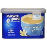 Maxwell House International French Vanilla Cafe 4 oz (Pack of 10)