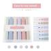 wamans Highlighter Clear View Highlighter with See-Through Chisel Tip Stick HighlighterLight-colored Eye-protection Highlighter 6-color Set Morandi Color Square Marker Student With Marker Penï¼ˆ2mlï¼‰
