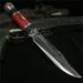 Sharp Sword Stainless Steel Knife Outdoor Camping Hunting Knife with Nylon Knife Cover Carry Around Sharp and Durable