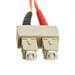Cable Central LLC (5 Pack) SC/SC OM2 Multimode Duplex Fiber Optic Cable 50/125 2 meter (6.6 Feet)