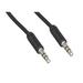 Cable Central LLC Slim Mold Aux Cable 3.5mm Stereo Male to 3.5mm Stereo Male 3 Feet