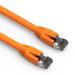 Cable Central LLC Orange Cat 8 Ethernet Cable 15 Ft (2 Pack) 40 Gbps High Speed S/FTP Cat 8 Internet Cable for Router Modem - Professional Series Network Cord With 2000mhz - 15 Feet Ethernet Cable