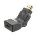 Cable Central LLC (10 Pack) HDMI High Speed Swivel Adapter HDMI Type-A Male To HDMI Type-A Female Rotates 360 Degrees Tilts 180 Degrees 4K 60Hz Black