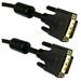 Cable Central LLC DVI-D Dual Link Cable with Ferrite Bead Black DVI-D Male 2 meter (6.6 Feet)