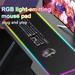 Gift RGB luminous mouse pad Oversized computer thickened rubber table pad LED game mouse pad