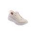 Wide Width Women's The Slip-Ins™ Go Walk Flex Sneaker by Skechers in Off White Wide (Size 10 W)