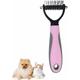 Héloise - Dog Brush Cat Brush, Professional Dog Grooming Comb and Long Hair Dog Brush, Dog Comb, Comb for Cats, Anti-Animal Hair Brush, Professional