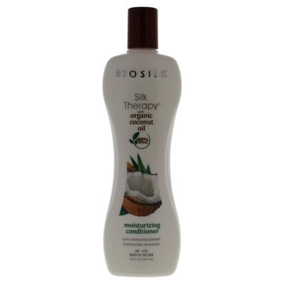 Silk Therapy with Coconut Oil Moisturizing Conditioner by Biosilk for Unisex - 12 oz Conditioner