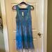 Anthropologie Dresses | Anthropologie Ranna Gill Extra Small Blue Sleeveless Veronica Lace Dress Nwt | Color: Blue | Size: Xs