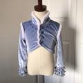 Disney Jackets & Coats | Disney Frozen Girls Fitted Crop Velour Jacket | 4 | Color: Blue | Size: 4g