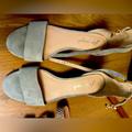 Free People Shoes | Free People Suede Aqua Sandal - Size 39 | Color: Blue/Green | Size: 39eu