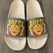 Gucci Shoes | Gucci X Pablo Delcie Size 13 Men's Gg Supreme Funny Cat Sandals Gucci | Color: Brown/Gold | Size: 13