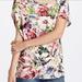 Anthropologie Tops | Anthropologie Deletta Quoin Asymmetrical Floral Multicolored Top | Color: Green/Red | Size: S