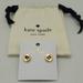 Kate Spade Jewelry | Kate Spade Spot The Spade Earrings | Color: Black/Gold | Size: Os