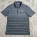 Adidas Shirts | Mens Dri-Fit Athletic Adidas Polo Shirt Sz. M. 0744 | Color: Gray/Green | Size: M