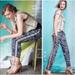 Anthropologie Pants & Jumpsuits | Anthropologie Ella Moss Geo Print Jogger Pants. 100% Rayon! | Color: Black/White | Size: S