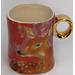 Anthropologie Dining | Anthropologie Lauren Carlson Walcott Deer Winter Fauna Collection Mug R | Color: Gold/Red | Size: Os