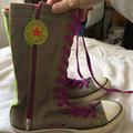 Converse Shoes | Converse High Top Boot Tennis Shoes Like New Rare Style | Color: Gray | Size: 6