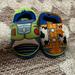 Disney Shoes | Disney Toy Story Buzz And Woody Kids Slippers Xl 11/12 | Color: Blue/Orange | Size: Xl 11/12