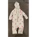 Converse One Pieces | Converse Sneaker Print Hooded Jumpsuit | Color: Gray/Pink | Size: 6-9mb