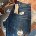 Levi's Jeans | Levis 511 Slim Distressed Dark Wash Jean | Color: Blue | Size: 34