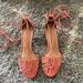 Anthropologie Shoes | Anthropologie | Tie-Up Heel (40 Eu) | Color: Brown | Size: 40eu