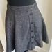 Brandy Melville Skirts | Brandy Melville Gray Skirt With Button Detail Labeled One Size Fits Xs-S. | Color: Gray | Size: Xs