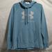 Under Armour Tops | Flash Sale! Under Armour Loose Hoodie Sz.Xl Gently Worn Unisex | Color: Blue/White | Size: Xl