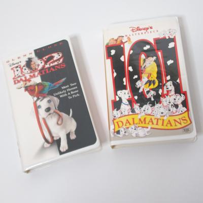 Disney Media | Disney Vhs Tapes 101 Dalmations & 102 Dalmatians | Color: Black/White | Size: Os