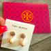 Tory Burch Jewelry | Golden With Pearl Earrings-Tory Burch - Nwt | Color: Gold | Size: Os