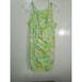 Lilly Pulitzer Dresses | Lilly Pulitzer Size 6 Green Floral Elephant Ears Print Fryer Shift Dress Summer | Color: Green | Size: 6