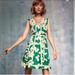 Anthropologie Dresses | Maeve Emma Green Skater Dress | Color: Green | Size: 10