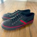 Gucci Shoes | Men’s Gucci Tennis Shoe. Perfect Condition. | Color: Black/Red | Size: 11