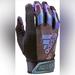 Adidas Other | Adidas Adizero Griptack Receiver Gloves Size M | Color: Blue/Purple | Size: M