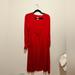 Zara Dresses | Beautiful Red Dress From Zara | Color: Red | Size: L