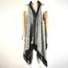 Jessica Simpson Jackets & Coats | Jessica Simpson Open Cardigan Vest | Color: Black/Gray | Size: L