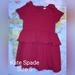 Kate Spade Dresses | Kate Spade Little Girl Ruffled Layered Dress Size 5 | Color: Red | Size: 5g