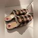 Gucci Shoes | Gucci New In Box Pink Plaid Princeton Mules Size 37 | Color: Black/Pink | Size: 37