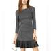 Michael Kors Dresses | Michael Kors Black White Plaid L Faux Leather Trim Chic Career | Color: Black/White | Size: L