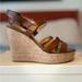 Coach Shoes | Coach Wedge Sandal Charla Vachetta | Color: Brown | Size: 10