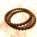 Anthropologie Jewelry | Gorgeous Vintage Wood Bead Bracelets (2) Brown | Color: Brown | Size: Os