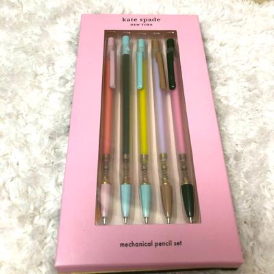 Kate Spade Office | Kate Spade Mechanical 5 Pc Pencil Set | Color: Blue/Pink | Size: Os